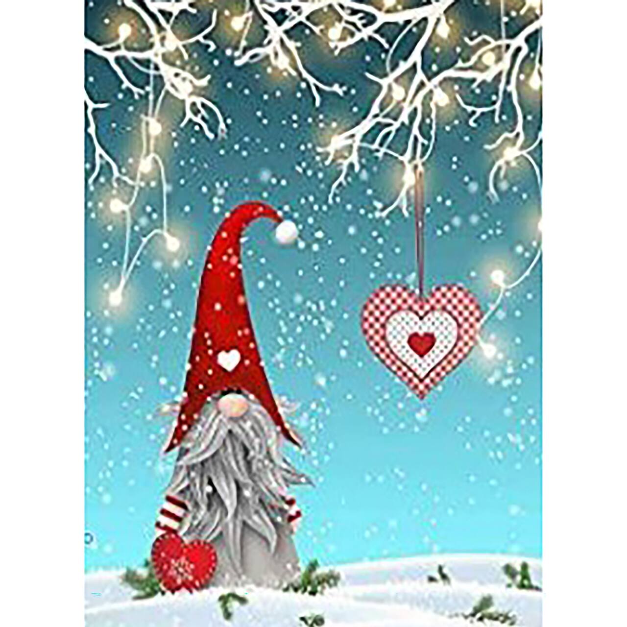 Sparkly Selections Christmas Elf Diamond Painting Kit, Round Diamonds